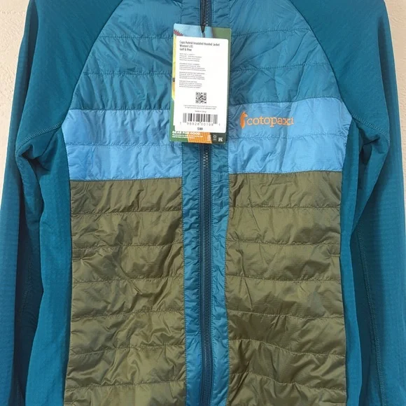 cotopaxi capa hybrid Teal Lightweight Insulated Jacket NWT size XS - Picture 1 of 2